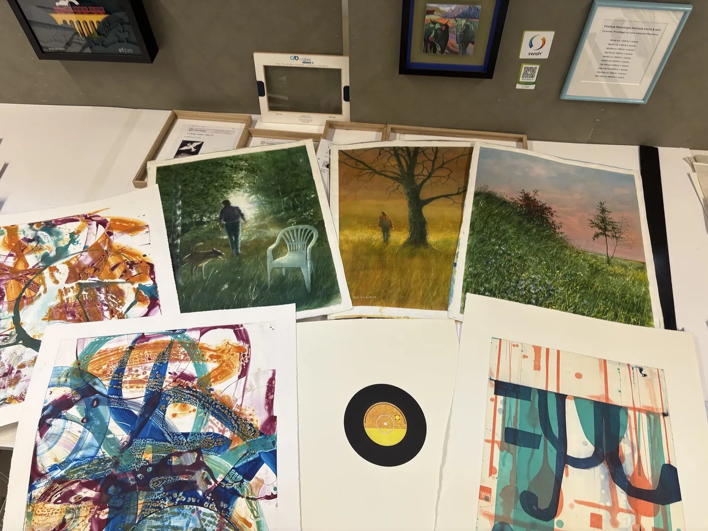 Grafiska blad och fotokonst till försäljning